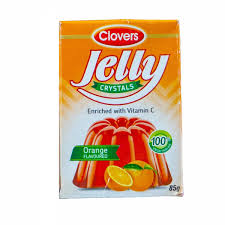 Clovers Jelly Crystal Orange 85g